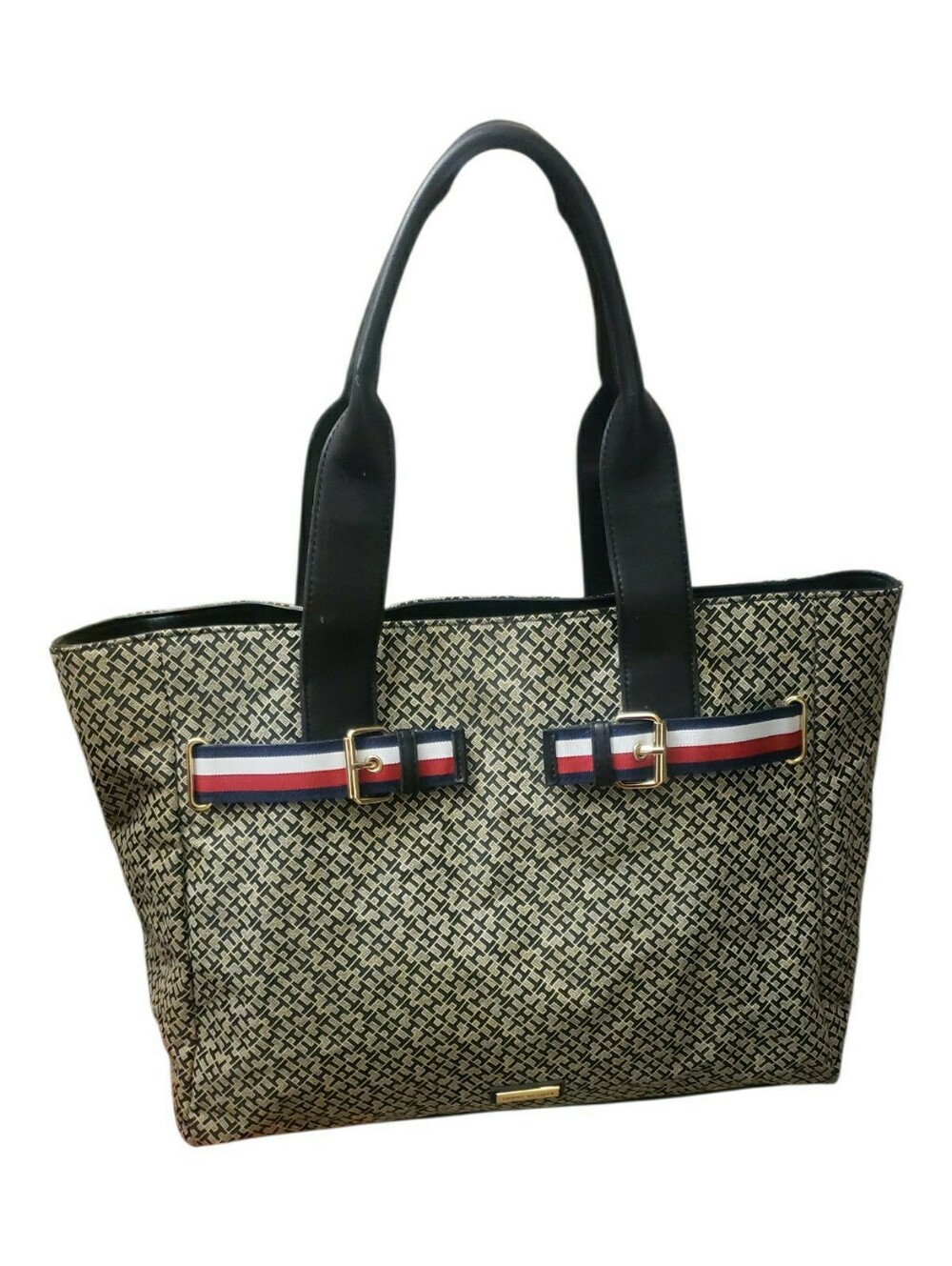 Tommy Hilfiger Monogram Jacquard Tote Bag